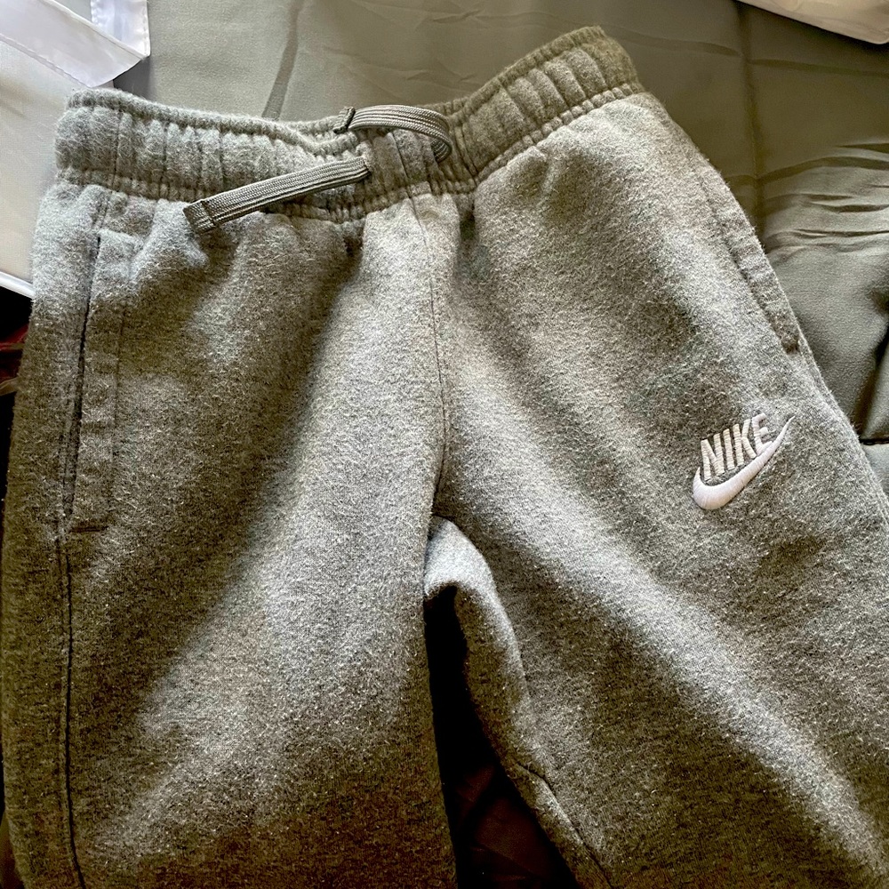 Gray Nike Boys Sweatpants